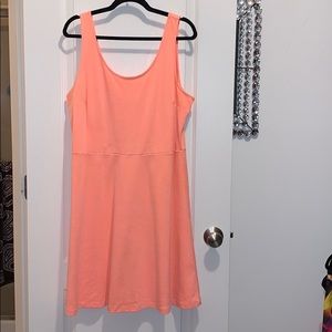 Sleeveless dress - orange